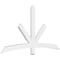Ekena Millwork Alberta Architectural Grade PVC Gable Bracket, 72"W x 39"H x 2"D x 4"F, 13/12 Pitch GBP072X39X0204ALB00 - alternate 1